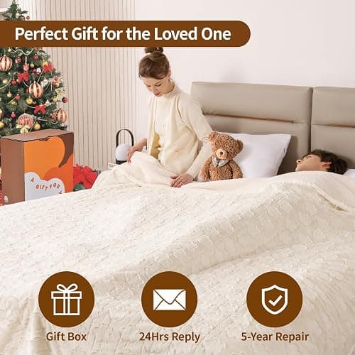 Bearhug Heated Blanket Twin Size, 62"x84" Electric Blanket with 10 Heat Levels & 1-12H Adjustable Auto Off, Faux Fur and Sherpa Reversible Bed Warmer, ETL Certified, Machine Washable thumbnail 7
