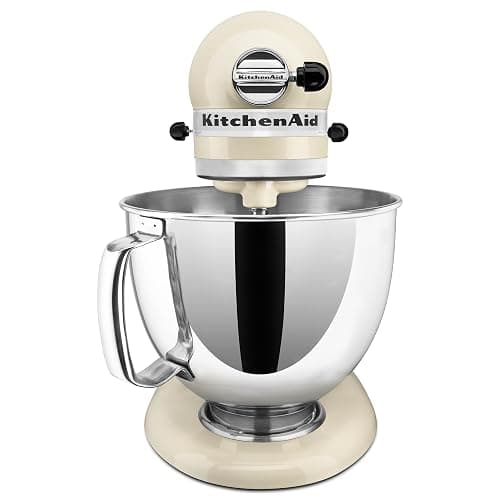 KitchenAid Artisan Series 5 Quart Tilt Head Stand Mixer with Pouring Shield KSM150PS, Almond Cream thumbnail 3