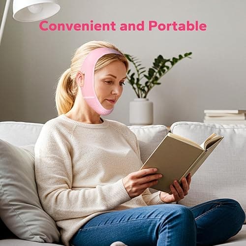 FairyFace V-Face Slimming Strap, Chin Strap for Sleeping, V Line Lifting Mask, Reusable V Shaped Belt, Double Chin Reducer, Firms and Lifts Facial Contours, Jaw Exerciser, Chin Up Patch thumbnail 6