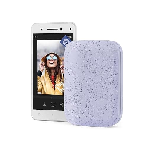 HP Sprocket 2x3" Instant Smartphone Photo Printer - Portable Color Wireless Mobile Printer - Zink Sticky-Back Photos - Print from Compatible iOS & Android Devices with Bluetooth w/Fun App - Purple thumbnail 5
