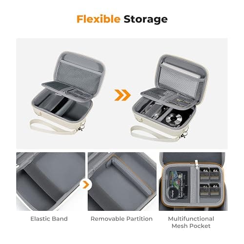 K&F Concept Digital Camera Case, Waterproof & Protective Small Camera Bag, Lightweight Camera Sling Bag with 2 Carrying Ways thumbnail 4