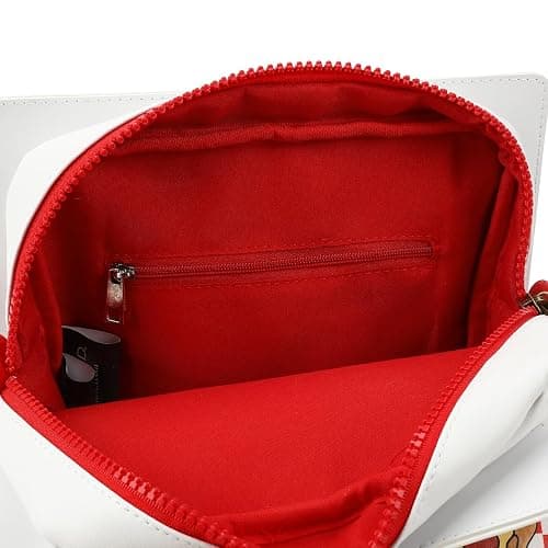 Five Nights At Freddy's Freddy Fazbear's Pizza Box White 12.5" Novelty Crossbody Bag thumbnail 7