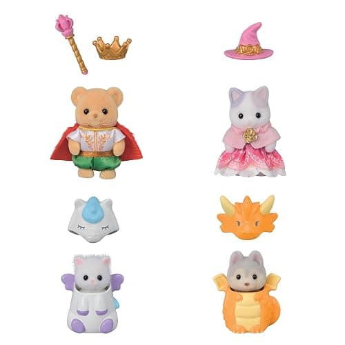 Calico Critters Fantastical Fairytale Friends Set, 4 Collectible Doll Figures with Accessories thumbnail 7
