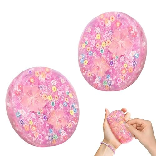 2 Pack Skin Picking Fidget Picky Toys Pick Fidget Pad Toys for Trichotillomania Skin Pickers Dermatillomania ADHD OCD Adults (2 Pack-Pink) - Image 1