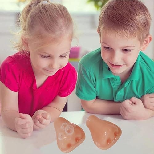 3D Soft Silicone Nose Models Pimple Popping, Funny Pimple Popper Toy, Funny Novelty Anxiety Relief for Adults & Teens (2pc) thumbnail 4