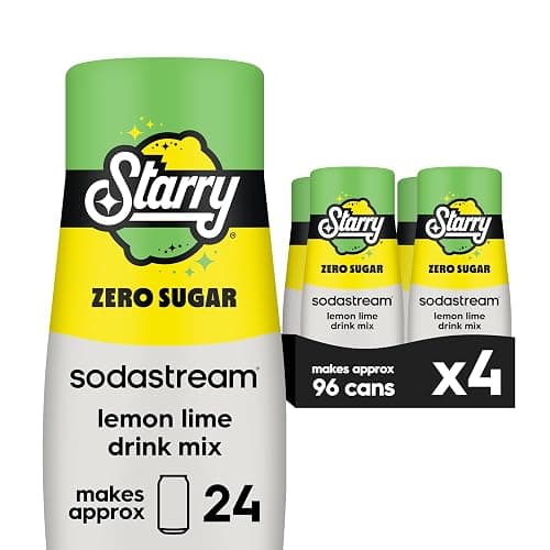 SodaStream® Starry® Zero Sugar Beverage Mix (440ml, Pack of 4) Packaging may vary - Image 1