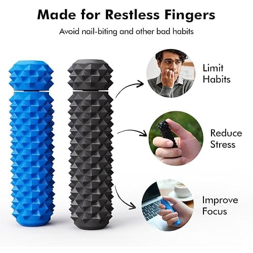 LESONG Pain Fidget Toys for Adults: Rotating Spiky Grippie for Sensory Input - Pain Stim Fidget Toys for Stress ADHD Autism Office Travel Classroom - Novelty Gifts Road Trip Activities (2 Pack) thumbnail 6