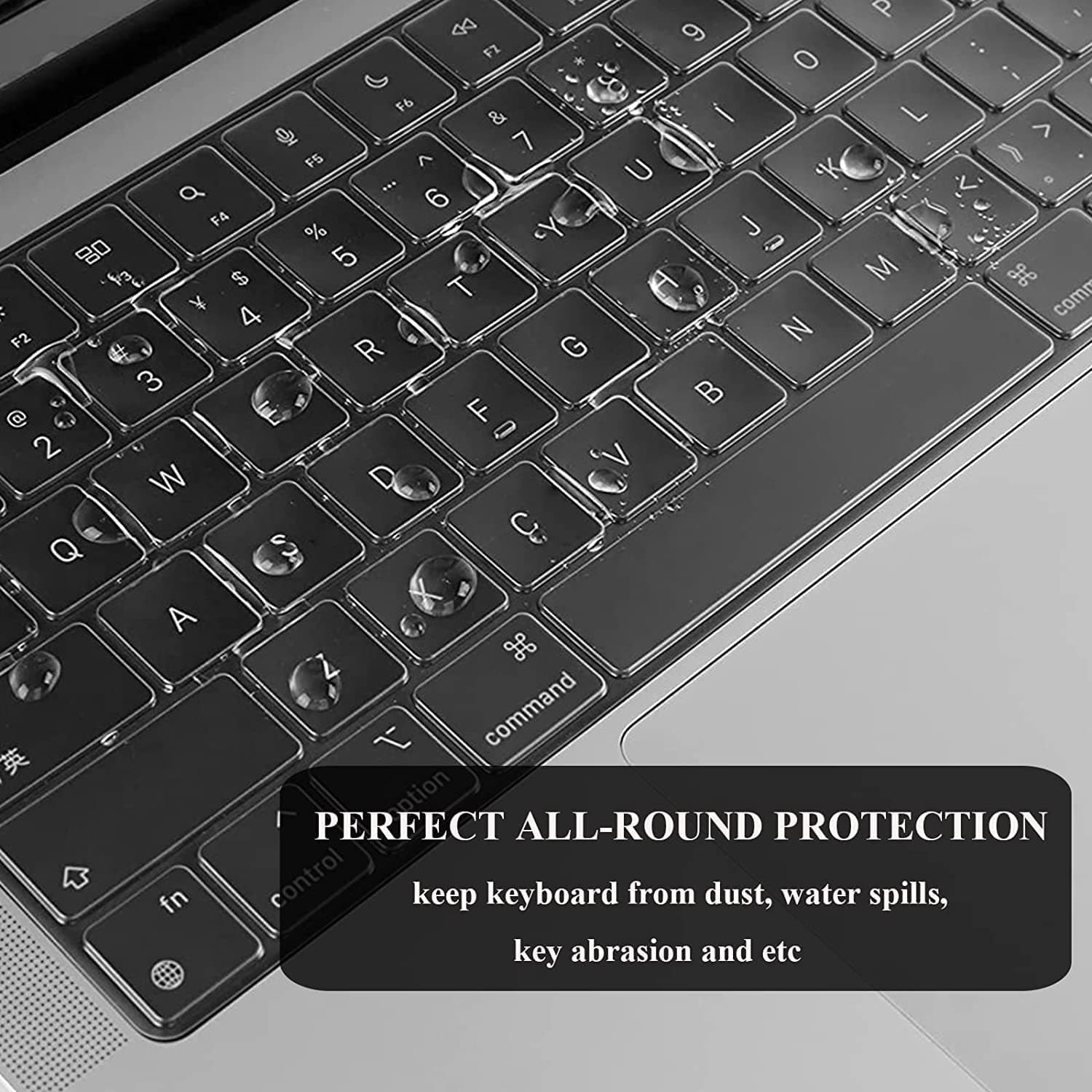 EooCoo Compatible with MacBook Air 13 inch Case M5 2026-2022 M4 M3 M2 Model A3449 A3240 A3113 A2681, Clear Air 13.6" Laptop Hard Shell Case + Keyboard Cover + Screen Film, Crystal Clear thumbnail 8