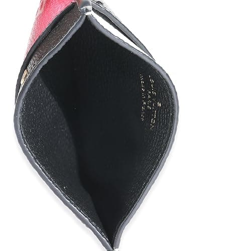 Louis Vuitton, Pre-Loved Black White Pink Empreinte Spring In The City Card Holder, Black thumbnail 5