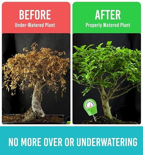 GROWIT Plant Moisture Meter Houseplants - Accurate Plant Water Meter for Indoor Plants Soil Moisture Meter Stocking Stuffers Gift for Mom Dad Adults - No Battery Needed thumbnail 7