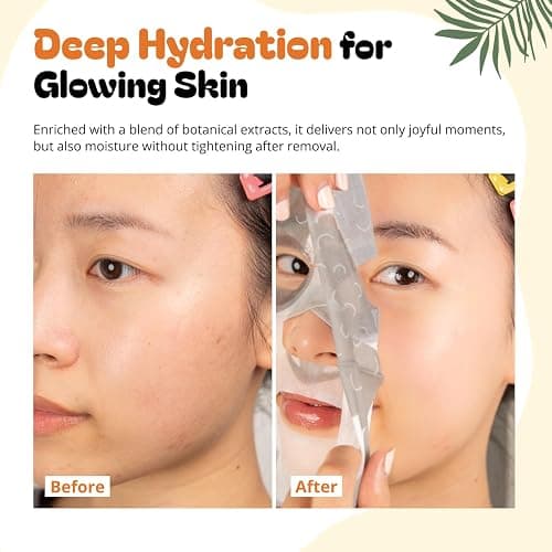 Epielle Character Face Mask Mystical Safari 6 Pack, Fun & Effective Korean Skin Care, Spa Party Favors, Stocking Stuffers, Birthday Gifts for Women, Thanksgiving Essentials thumbnail 7