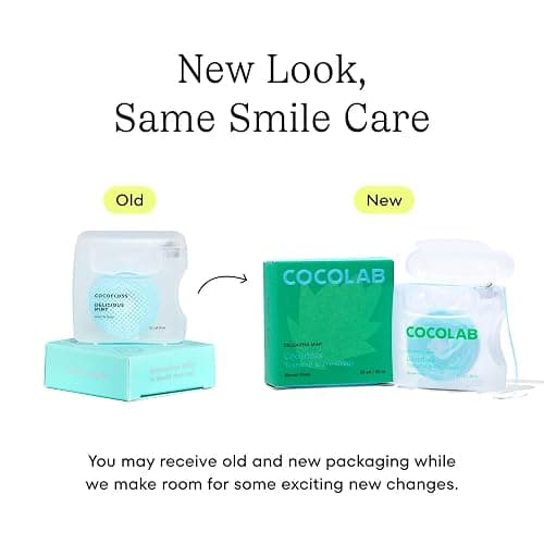 Cocofloss Expanding Woven Dental Floss by Cocolab, Waxed Tooth Floss for Daily Oral Care, Coconut Oil Infused, Vegan, for Adults and Kids, Mint Scent, 1 Pack thumbnail 8