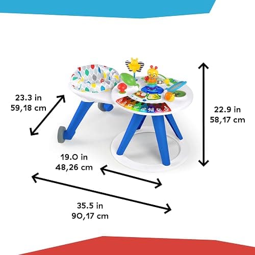 Baby Einstein Around We Grow 4-in-1 Walker, Discovery Activity Center and Table, Age 6 Months and up thumbnail 3