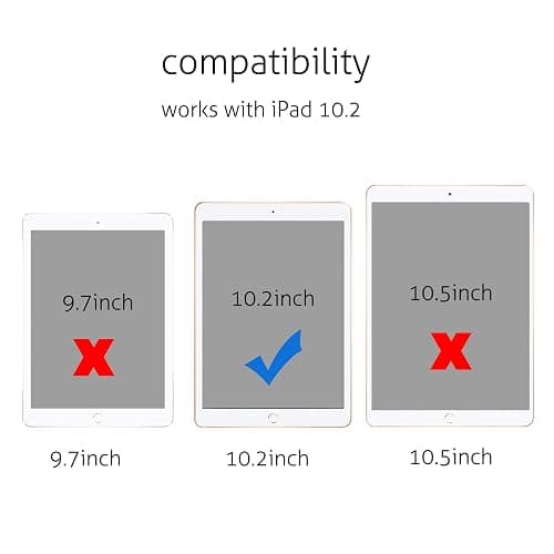 Ailun Screen Protector for iPad 9th 8th 7th Generation (10.2 Inch, iPad 9/8/7, 2021&2020&2019) Tempered Glass/Apple Pencil Compatible [2 Pack] thumbnail 3