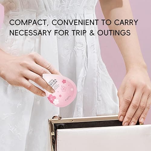 Mini Travel Skincare Products, Mini Travel Items Including Isolation Cream, Face Wash, Serum, Toner, Lotion, Cream, Sakura Mud Mask, Face Skin Care Routine Kit Organic Skin Care Set (70pieces) thumbnail 2