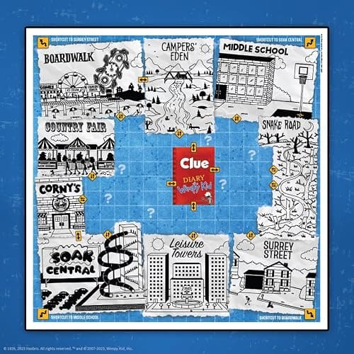 CLUE: Diary of a Wimpy Kid | Solve The Mystery in This Officially-Licensed Collectible Clue Game Featuring Characters & Locations from The Popular Book Series Diary of a Wimpy Kid thumbnail 3