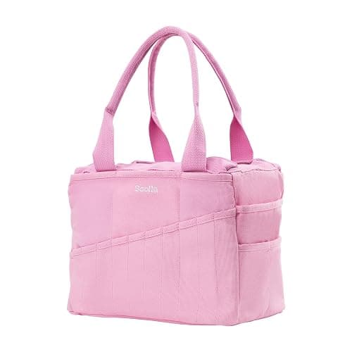 Soolla Studio Bag: Craft Organizer & Pottery Tool Bag, Washable Art Supply Tote, Knitting Yarn, Crochet Projects, 30 Pockets, 20+ Canvas Colors, Artist Gift for Adults (Flirty Flamingo) thumbnail 7