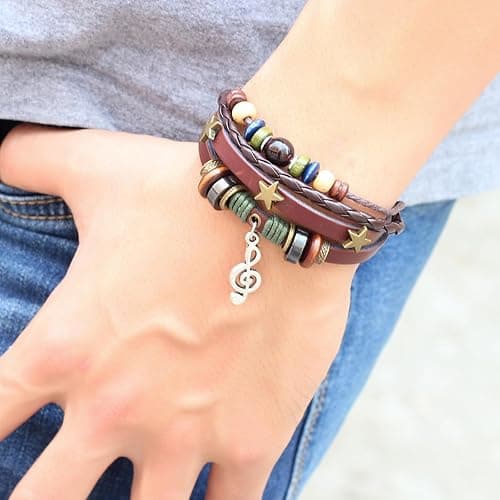 Canvas Messenger Bag for Women, Grunge Bag with Fairy Grunge Bracelet, Crossbody Bag with Bracelets Fairy Grunge Clothes thumbnail 7