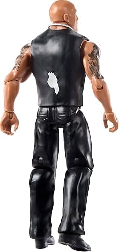 Mattel WWE The Rock Action Figure, Main Event Series #156, 6-inch Collectible Superstar with 14 Articulation Points & Life-Like Look thumbnail 5