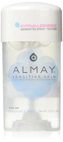 Almay Sensitive Skin Clear Gel, Anti-Perspirant & Deodorant, Fragrance Free, 2.25-Oz - Image 1