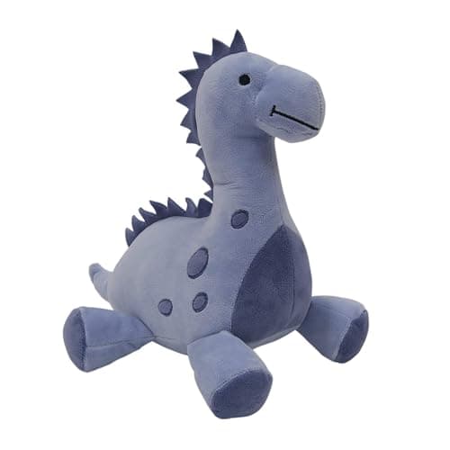 Navy blue dinosaur stuffed animal thumbnail 2