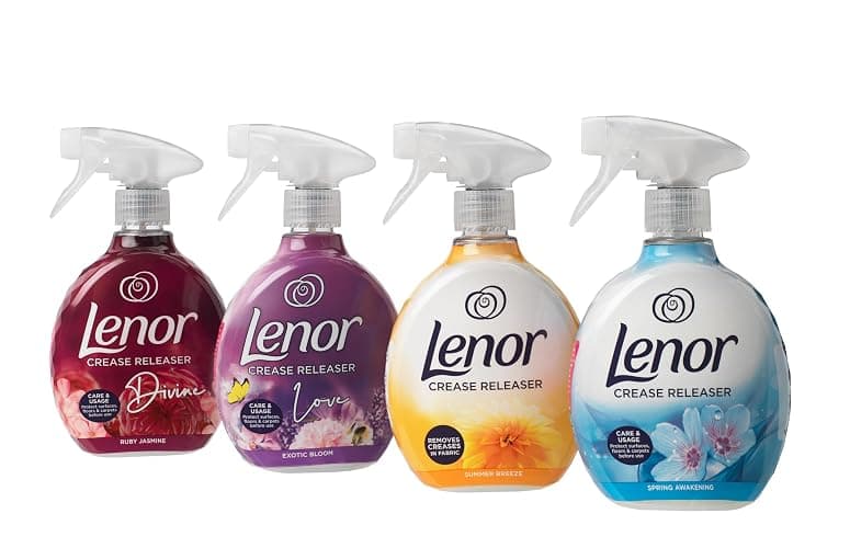 Lenor Crease Releaser Spring Awakening Fabric Spray - Removes Creases, Freshens Fabrics, Reduces Static & Eliminates Odours Ideal for Clothing and Bedding - 500ml thumbnail 2