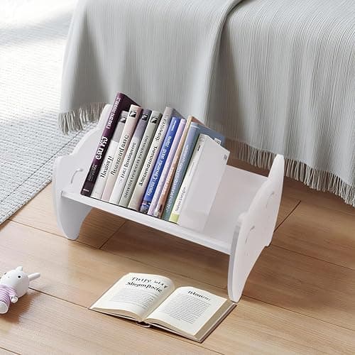 GREENSAPPIRE Bookcase White Desktop Storage Rack Kids Bookshelf Storage | Display Rack for Bedroom, Study, Playroom, for Kids thumbnail 2