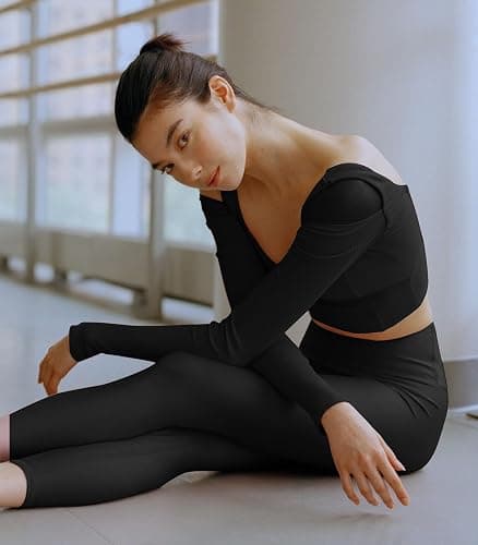 VALANDY Creamlush 4 Pack Leggings for Women-High Waisted Ultra Soft Stretchy Yoga Lounge Pants thumbnail 3