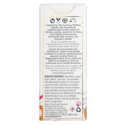 Pacifica Island Vanilla Perfume – Clean Vanilla Fragrance for Women - Warm Tropical Aroma - Long-Lasting Clean Beauty Non Toxic Scent, Vegan & Cruelty-Free, 1 oz Travel-Friendly Spray thumbnail 10