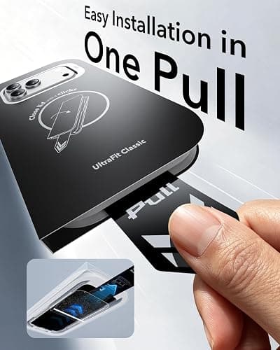 ESR 3 Pack for iPhone 17 Pro Max Privacy Screen Protector, Classic | Easy One-Pull Installation, 2X Impact Absorption, Anti-Spy, Full-Coverage Protection, UltraFit Tray, 9H Tempered Glass thumbnail 4