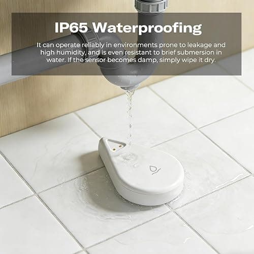 THIRDREALITY Zigbee Water Leak Sensor WL2 4Pack with Dripping&Leaking Detection, App Notification, Zigbee Hub Needed, 3Year Battery Life, No Battery & Srien, Support Home Assistant, SmartThings, Homey thumbnail 4