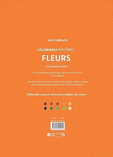 COLORIAGES MYSTERES FLEURS: COLORIAGES MYSTERES FLEURS thumbnail 2