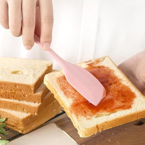 3-teiliges Silikon-Spatel Set, Hitzebeständig bis 230°C, BPA-frei, mit Edelstahlkern, Nahtloses Design, Spatel für Küche, Backen, Teig und Antihaft-Pfannen thumbnail 9
