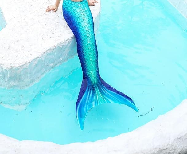 DNFUN Mermaid Tail for Swimming for Adults,Without Monofin. thumbnail 6