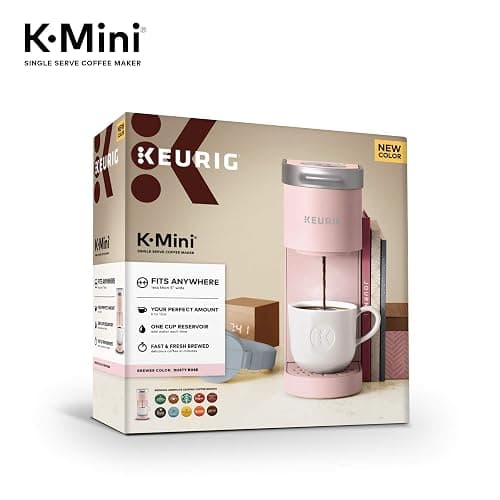 Keurig K-Mini Single Serve K-Cup Pod Coffee Maker, 6 to 12oz Brew size, with Cord Storage, Perfect for Small Spaces, Dusty Rose thumbnail 12
