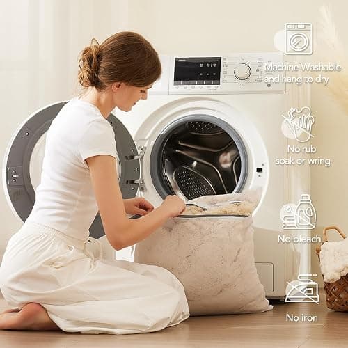 L'AGRATY Faux Fur Throw Blanket: 60" x 80" Luxury Soft Fluffy Thick Rabbit Fur Blankets for Twin Bed Couch - Cozy Plush Bubble Blankets for Winter: Warm Flannel Fleece Decorative Blanket(Cream White) thumbnail 7