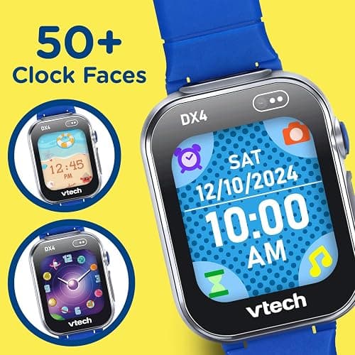 VTech KidiZoom Smartwatch DX4, Blue thumbnail 4