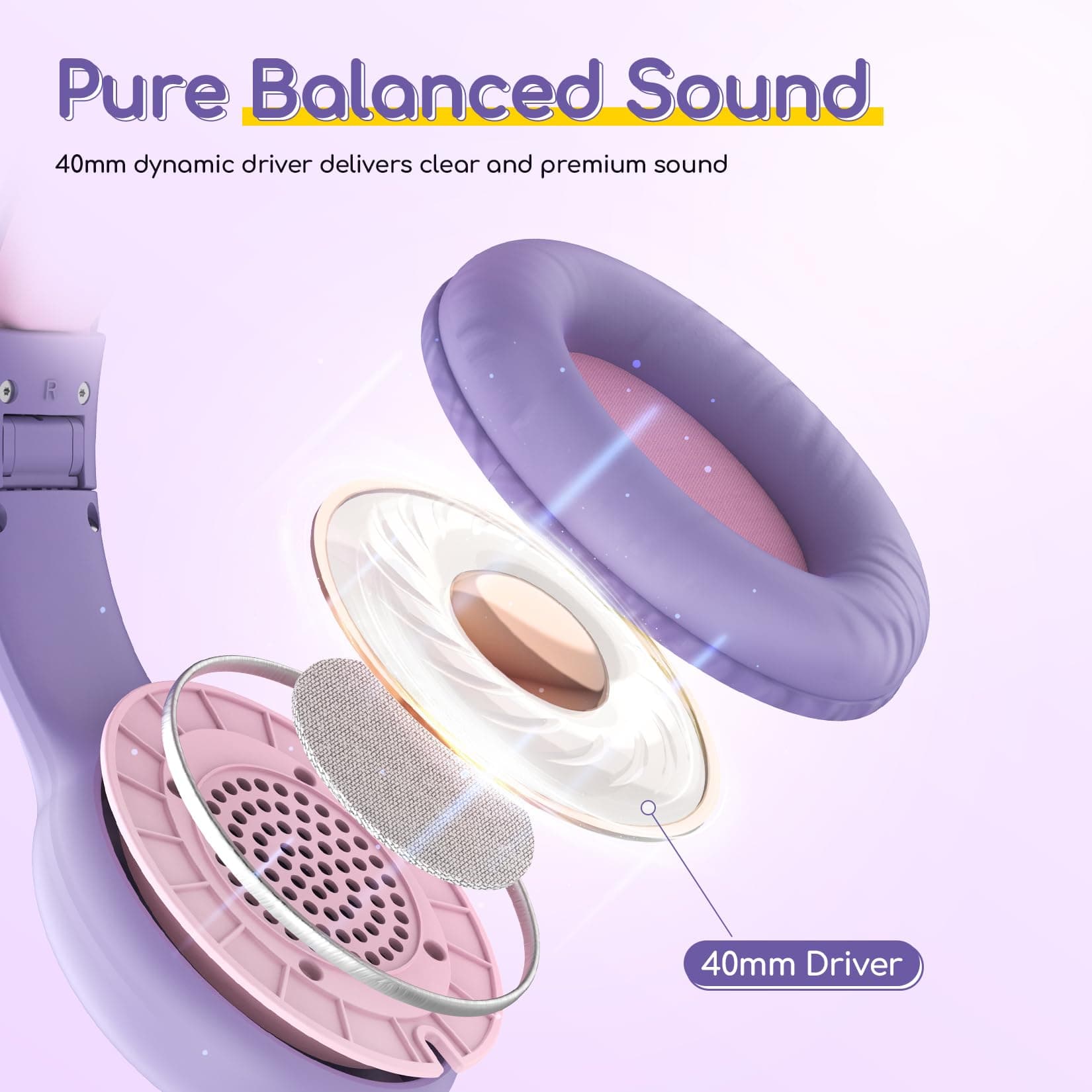 EarFun Kids Headphones Wired thumbnail 3