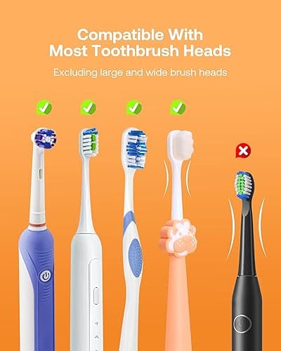 Bitvae Toothbrush Cleaner & Toothbrush Holder, Cleaning and Air Drying, LED Smart Screen, Rechargeable Wall Mount Toothbrush Holder for Bathrooms - Sanilux Hero - White thumbnail 6
