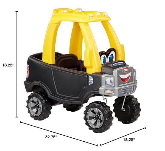 Little Tikes Cozy Truck Ride-On - Black thumbnail 3