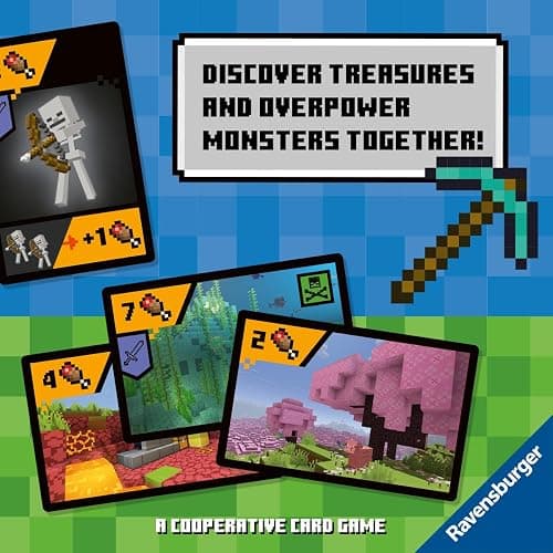 Ravensburger 21580 Minecraft Explorers - Cooperative Card Game for 2-4 People Ages 8 and up thumbnail 5
