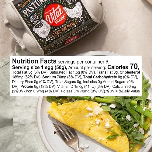 Vital Farms Pasture-Raised Large Eggs 6ct thumbnail 7