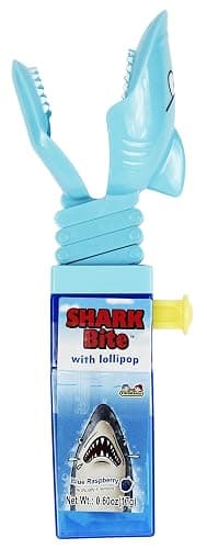 Set of 3 - 2oz Assorted Shark Bite Candy Holder With Lollipop! Perfect for Movie Night, Field Trips, Road Trips and More! thumbnail 3