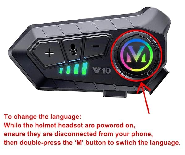 Motorcycle Helmet Speakers - Super Long Battery Life, Helmet Headphones Single Use Headset with Soft/Hard Mic,IPX6 Automatic Answer/Music Control/Intelligent Noise/Wake up Siri thumbnail 9