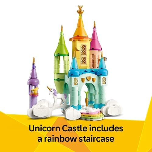 For Zara: LEGO Creator 3 in 1 Unicorn Castle Building Toy for Kids - Unicorn Toy Trio for Girls & Boys, Ages 8+ - Build 3 Pretend Play Toys with 1 Set of Building Blocks - Gift Idea for Birthdays - 31175 thumbnail 5