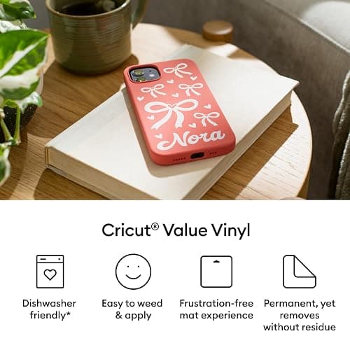 Cricut Value Permanent Vinyl, Matte Green (12in x 10ft Roll) thumbnail 3