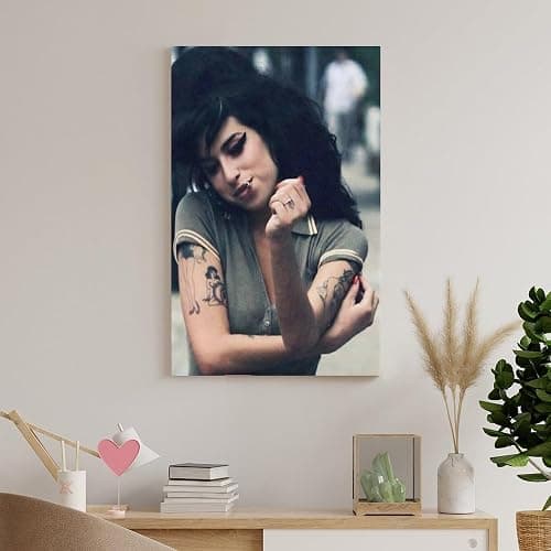 Amy Winehouse Leinwand-Poster, Wandkunst, Dekordruck, Gemälde, Wohnzimmer, Schlafzimmer, Dekoration, 30 x 45 cm thumbnail 8