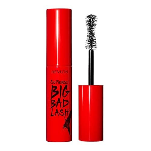 Revlon Mascara, So Fierce Big Bad Lash Eye Makeup, Volumizing, Lasts up to 24 Hours, No Clump, Smudge-Proof, Flake-Free, 760 Blackest Black, 0.34 fl oz - Blackest Black