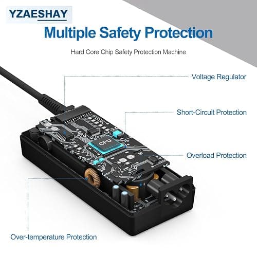 YZAESHAY Replacement 65W USB C Laptop Charger Compatible with HP Chromebook and All 65W USB Type C Power Adapter thumbnail 4