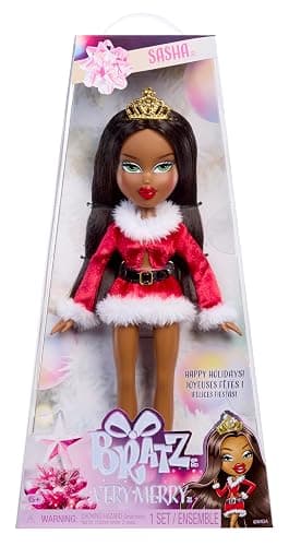Bratz Very Merry Sasha Fashion Doll, Special, Holiday Packaging thumbnail 6